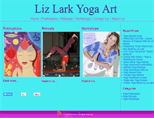 Tablet Screenshot of lizlark.com